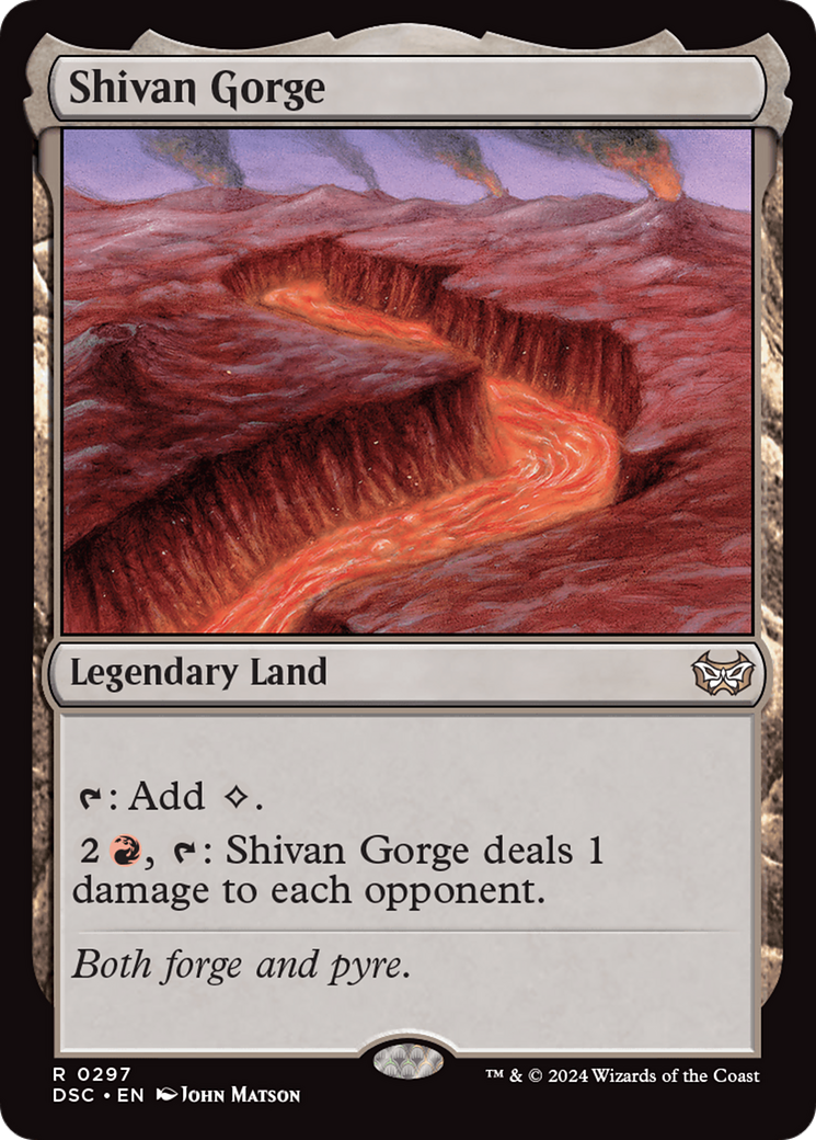 Shivan Gorge [Duskmourn: House of Horror Commander] | GnG Games