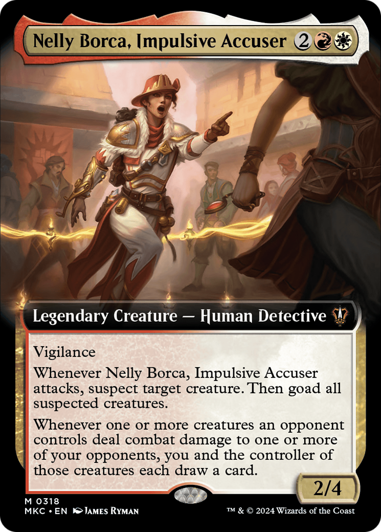 Nelly Borca, Impulsive Accuser (Extended Art) [Murders at Karlov Manor Commander] | GnG Games