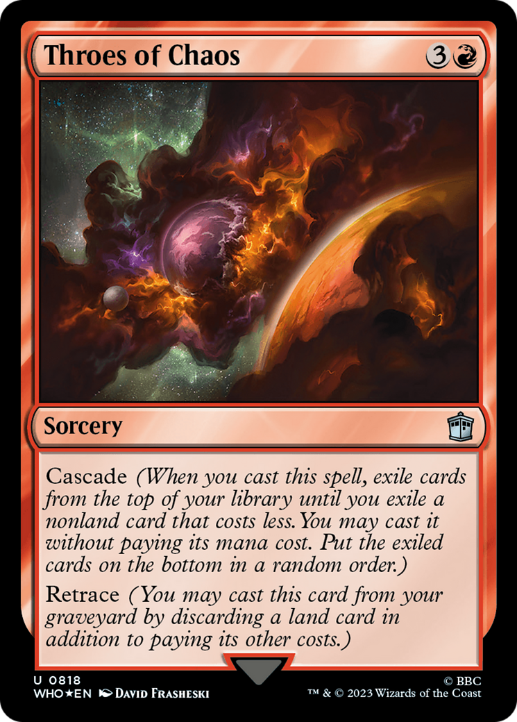 Throes of Chaos (Surge Foil) [Doctor Who] | GnG Games