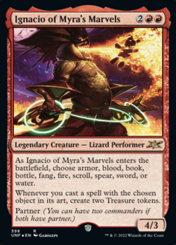 Ignacio of Myra's Marvels (Galaxy Foil) [Unfinity] | GnG Games