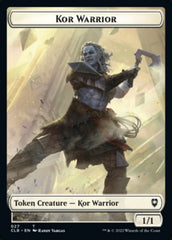 Kor Warrior // Shapeshifter (023) Double-Sided Token [Commander Legends: Battle for Baldur's Gate Tokens] | GnG Games