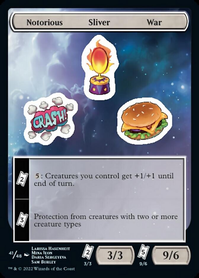 Notorious Sliver War [Unfinity Stickers] | GnG Games