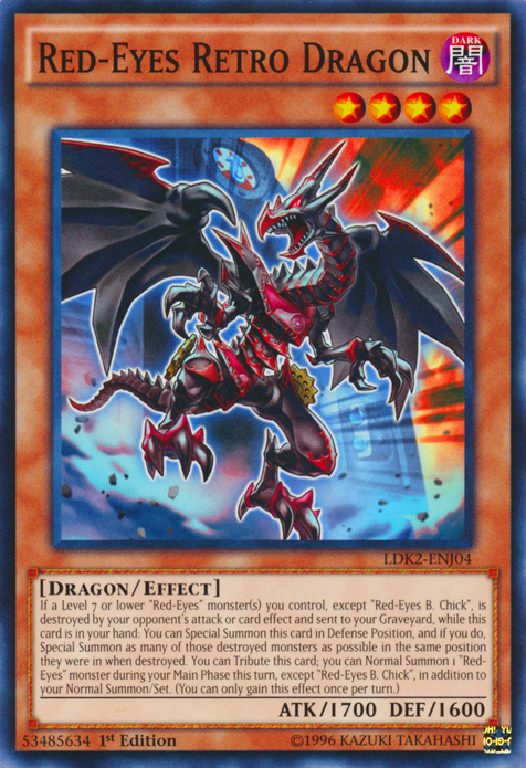 Red-Eyes Retro Dragon [LDK2-ENJ04] Common | GnG Games