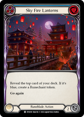 Sky Fire Lanterns (Blue) [DYN190] (Dynasty) | GnG Games