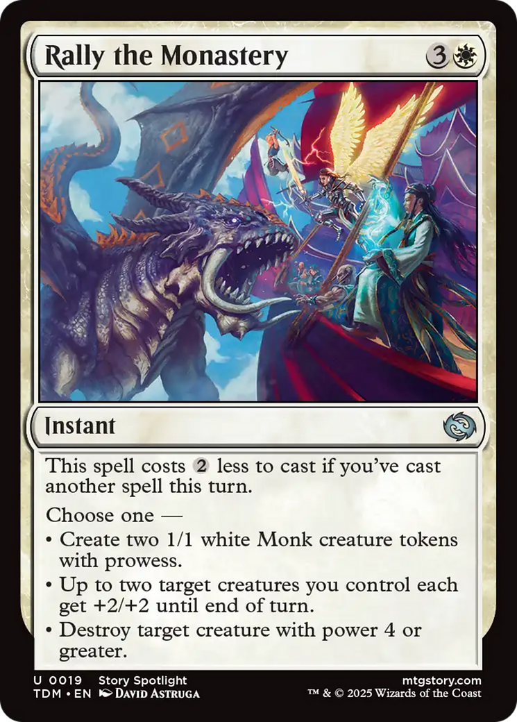 Rally the Monastery [Tarkir: Dragonstorm] | GnG Games
