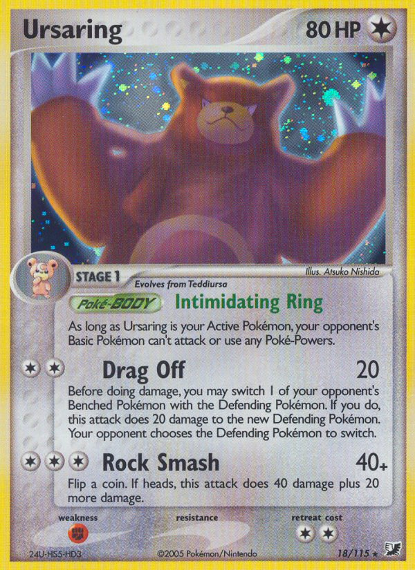 Ursaring (18/115) [EX: Unseen Forces] | GnG Games