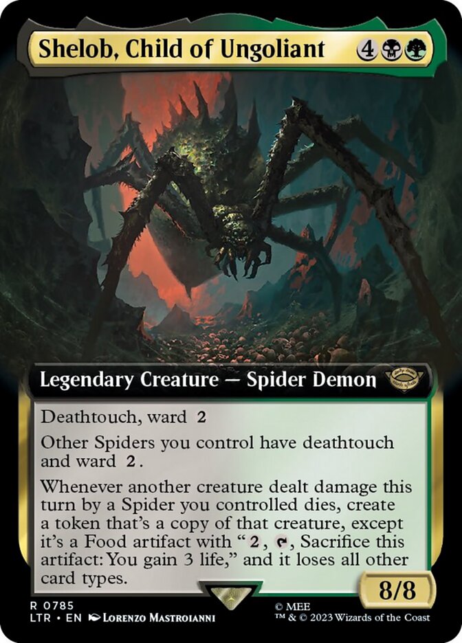 Shelob, Child of Ungoliant (Extended Art) (Surge Foil) [The Lord of the Rings: Tales of Middle-Earth] | GnG Games