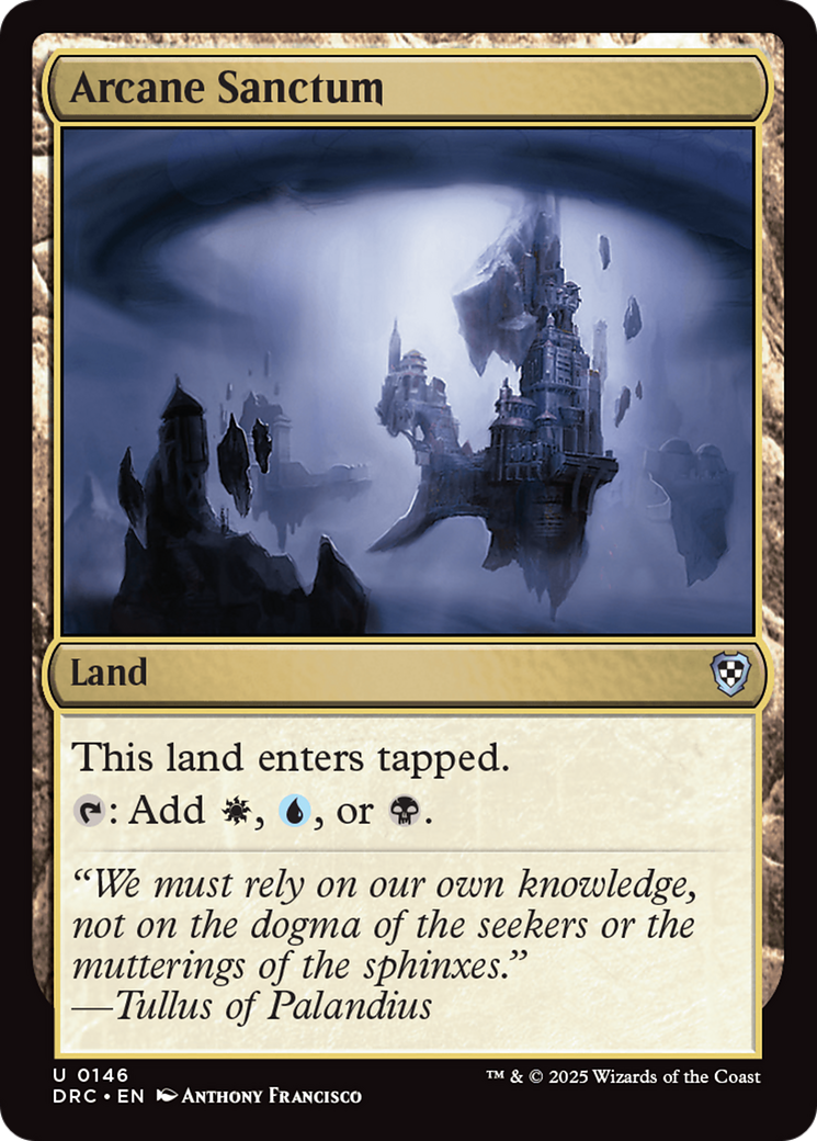 Arcane Sanctum [Aetherdrift Commander] | GnG Games