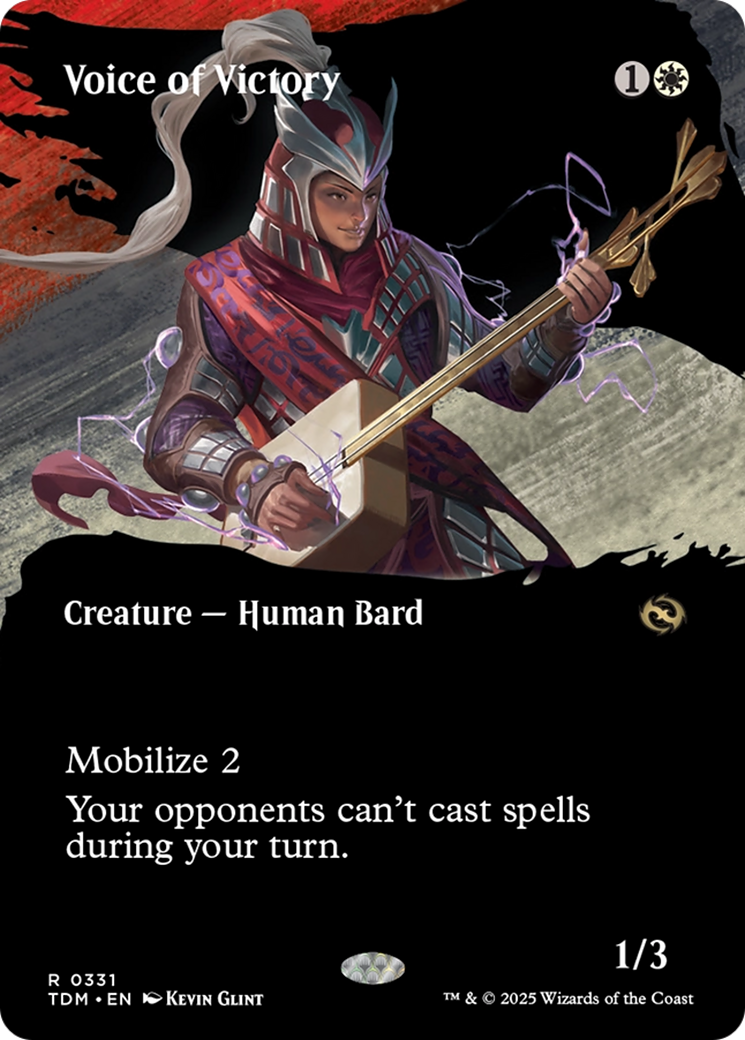 Voice of Victory (Borderless) [Tarkir: Dragonstorm] | GnG Games