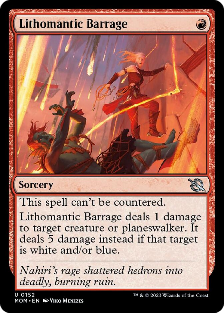 Lithomantic Barrage [March of the Machine] | GnG Games