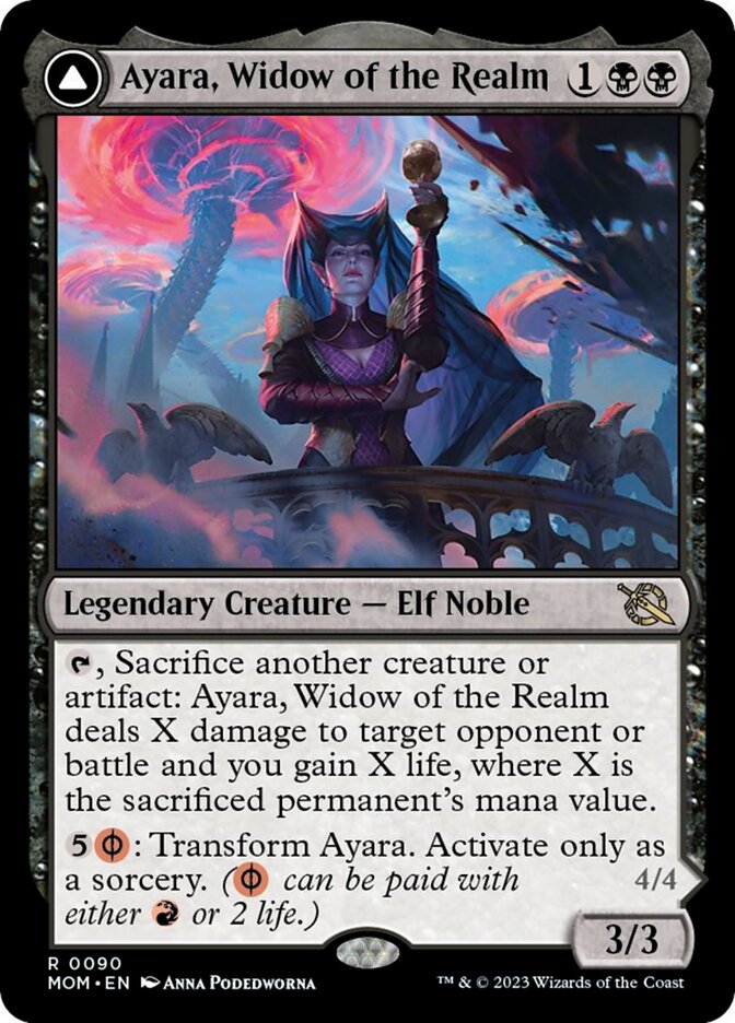 Ayara, Widow of the Realm // Ayara, Furnace Queen [March of the Machine] | GnG Games