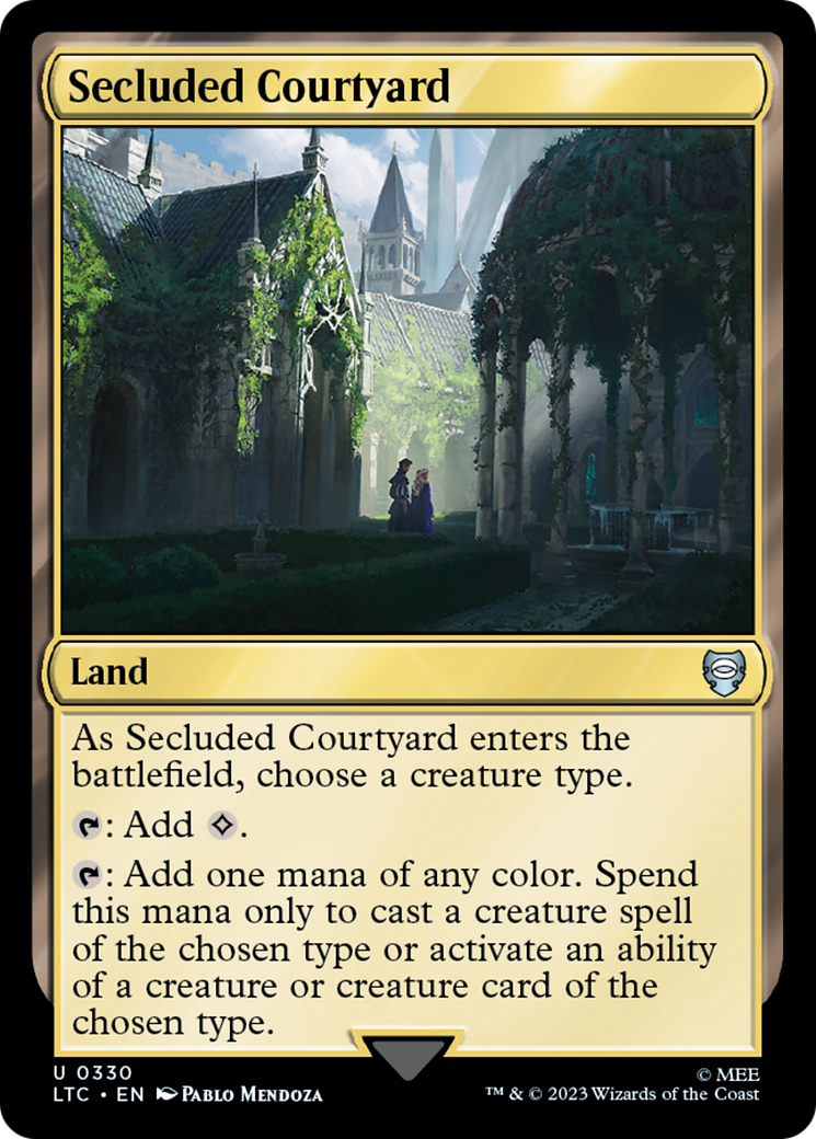 Secluded Courtyard [The Lord of the Rings: Tales of Middle-Earth Commander] | GnG Games