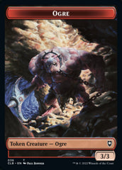 Boar // Ogre Double-Sided Token [Commander Legends: Battle for Baldur's Gate Tokens] | GnG Games