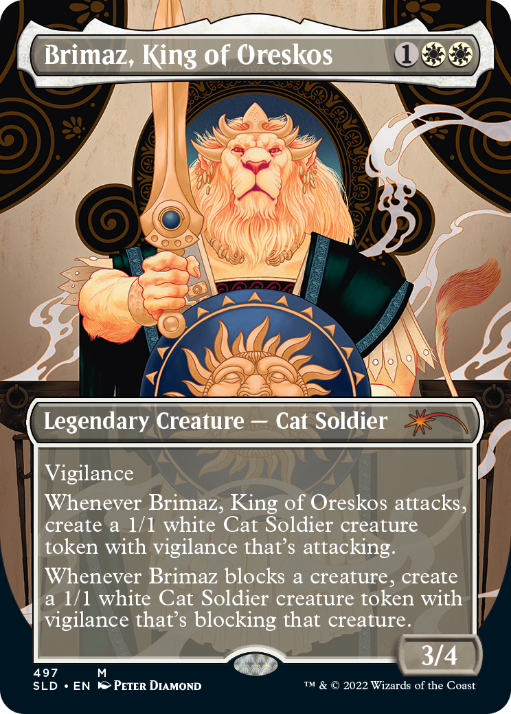 Brimaz, King of Oreskos (Borderless) [Secret Lair Drop Series] | GnG Games