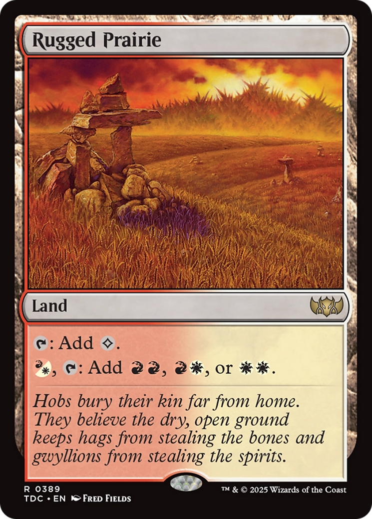 Rugged Prairie [Tarkir: Dragonstorm Commander] | GnG Games