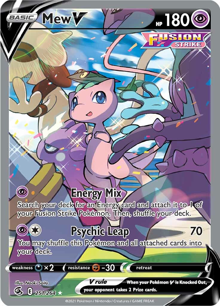 Mew V (251/264) [Sword & Shield: Fusion Strike] | GnG Games