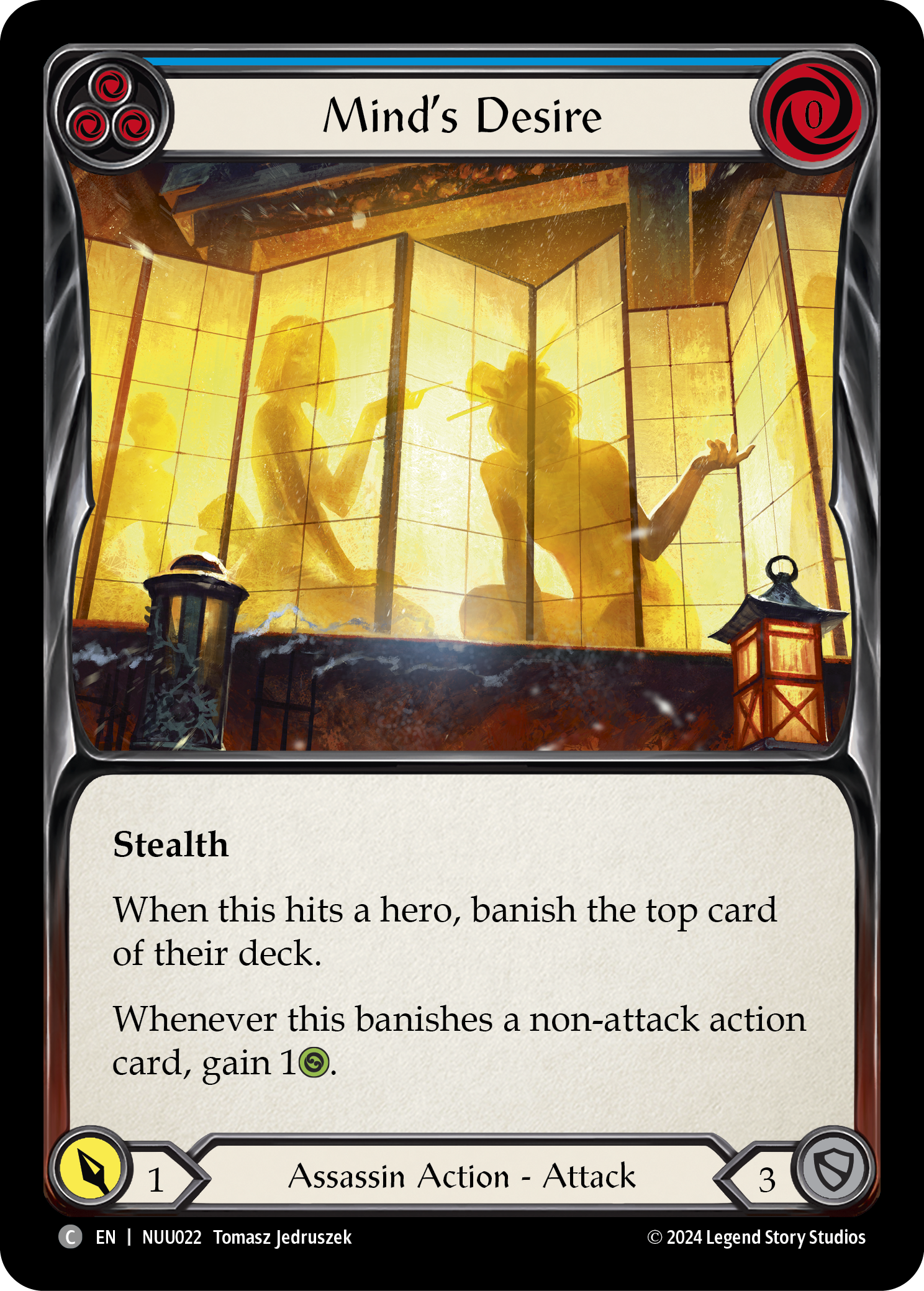 Mind's Desire (Blue) [NUU022] (Part the Mistveil Nuu Blitz Deck) | GnG Games