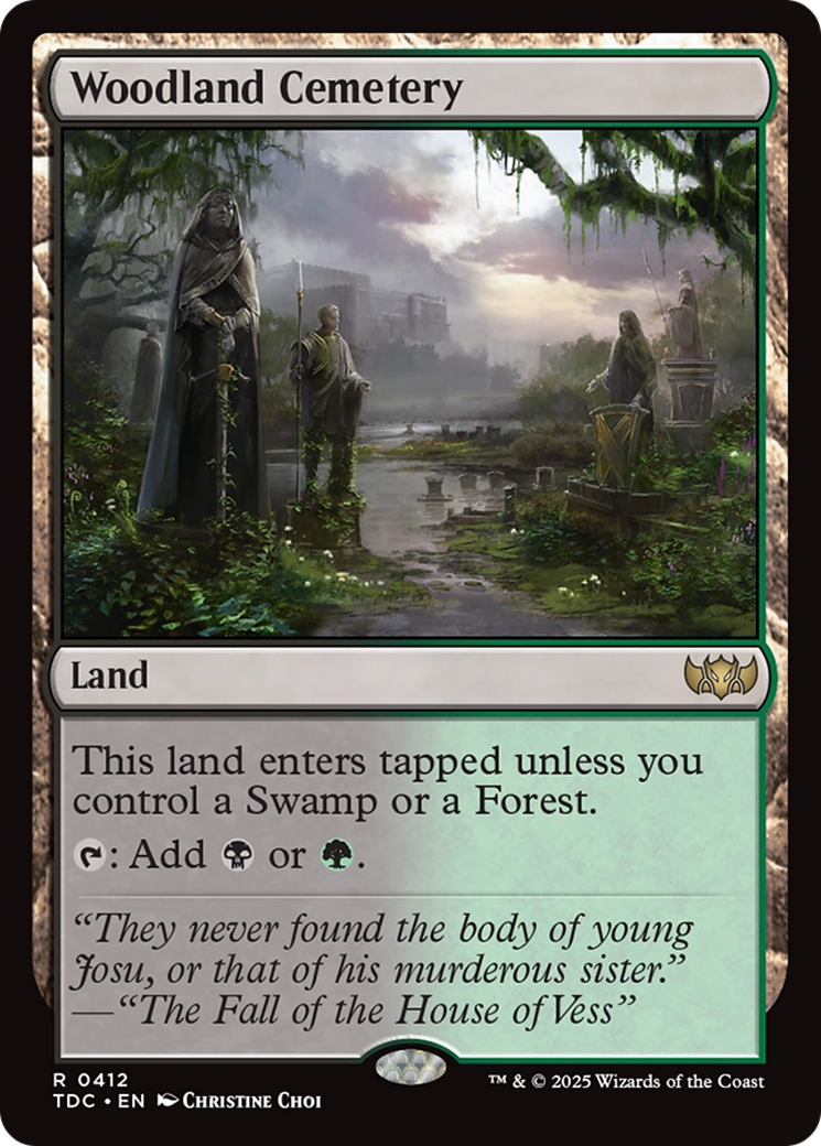 Woodland Cemetery [Tarkir: Dragonstorm Commander] | GnG Games
