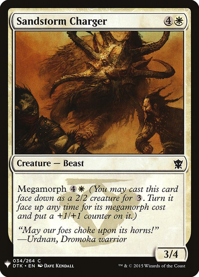 Sandstorm Charger [Mystery Booster] | GnG Games