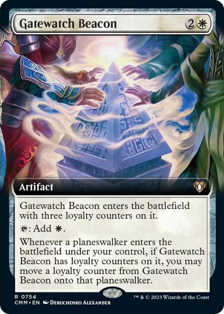 Gatewatch Beacon (Extended Art) [Commander Masters] | GnG Games