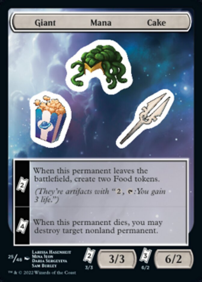 Giant Mana Cake [Unfinity Stickers] | GnG Games