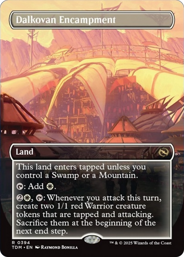 Dalkovan Encampment (Borderless) [Tarkir: Dragonstorm] | GnG Games