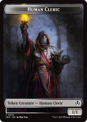 Demon // Human Cleric Double-Sided Token [Innistrad Remastered Tokens] | GnG Games