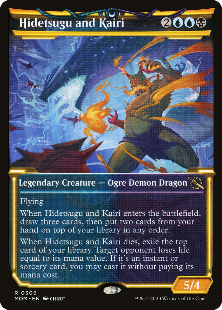 Hidetsugu and Kairi (Showcase Planar Booster Fun) [March of the Machine] | GnG Games