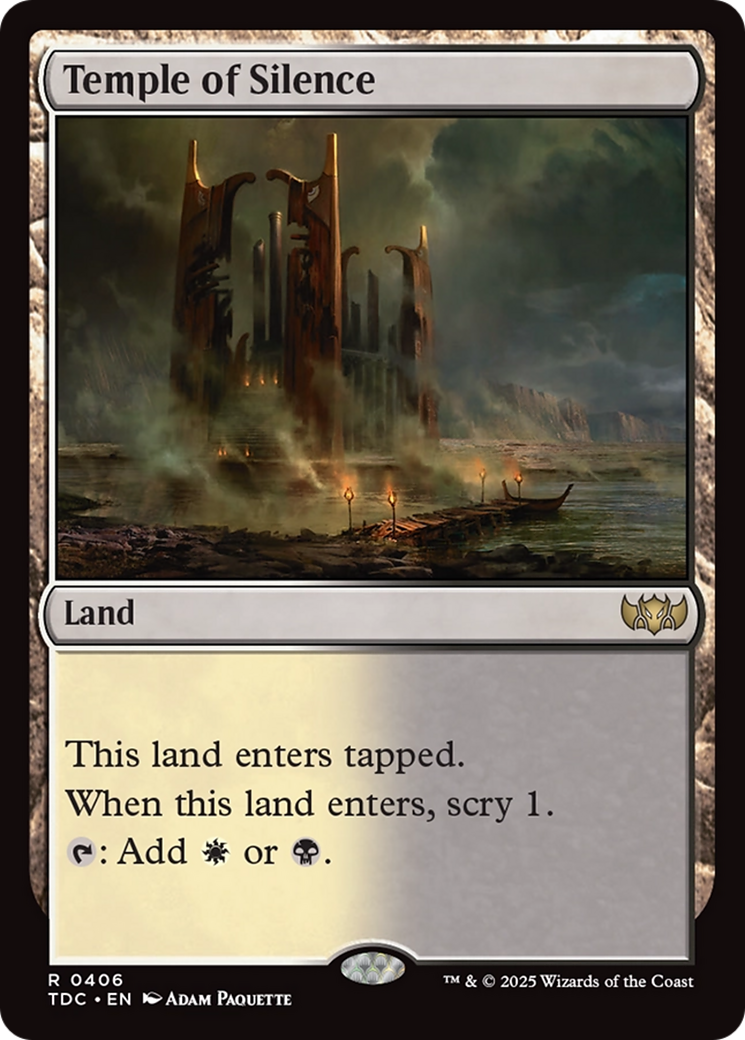 Temple of Silence [Tarkir: Dragonstorm Commander] | GnG Games