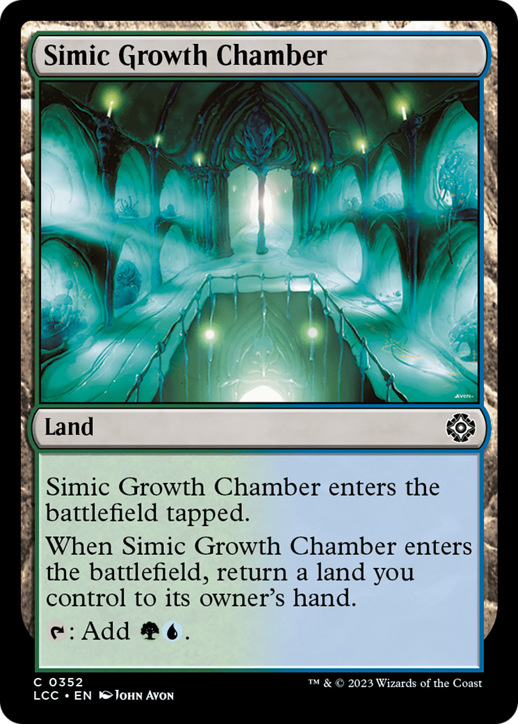 Simic Growth Chamber [The Lost Caverns of Ixalan Commander] | GnG Games