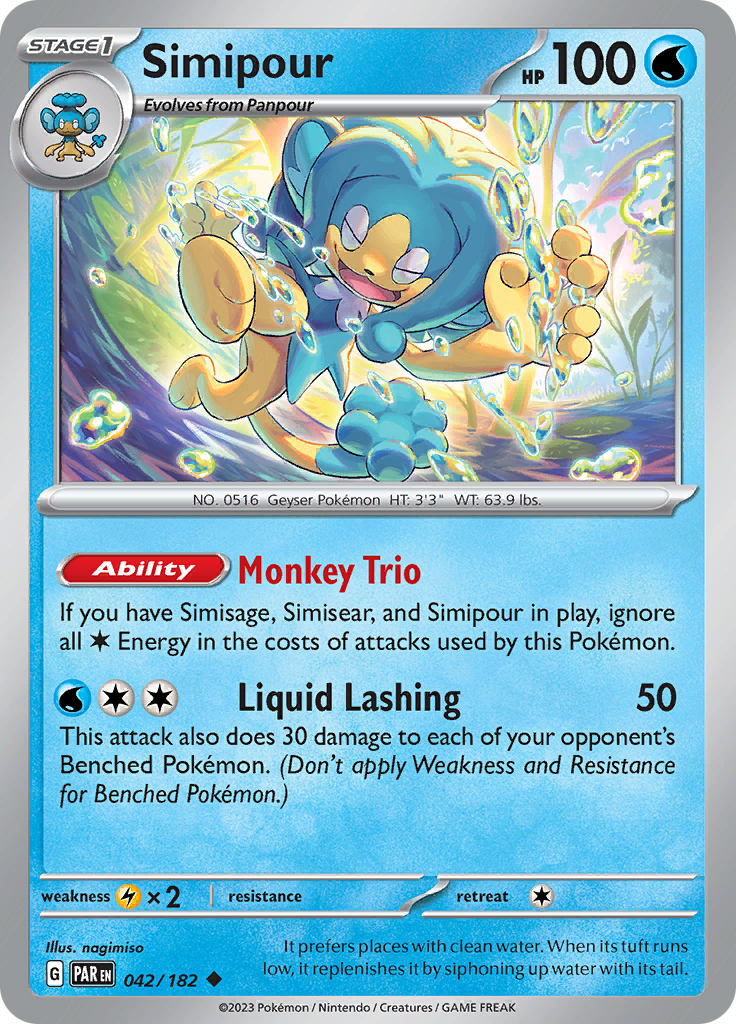 Simipour (042/182) [Scarlet & Violet: Paradox Rift] | GnG Games