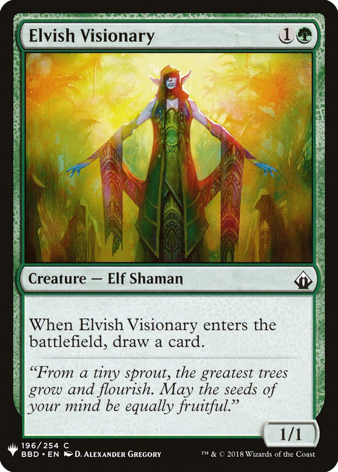 Elvish Visionary [Mystery Booster] | GnG Games