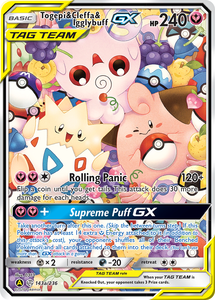 Togepi & Cleffa & Igglybuff GX (143a/236) [Alternate Art Promos] | GnG Games