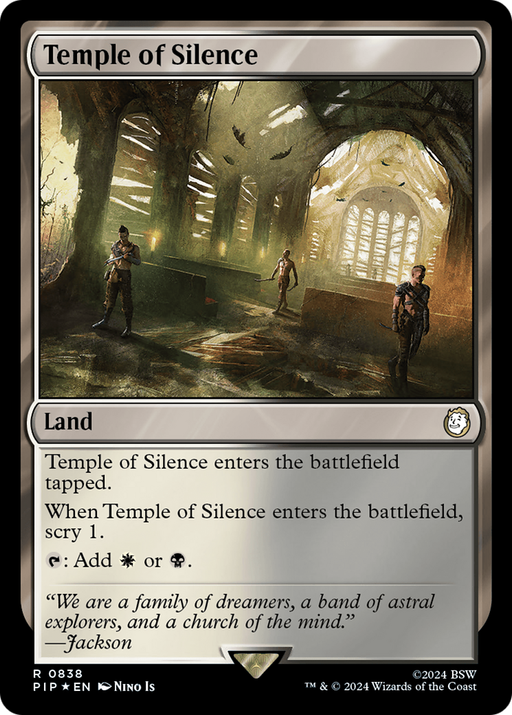 Temple of Silence (Surge Foil) [Fallout] | GnG Games