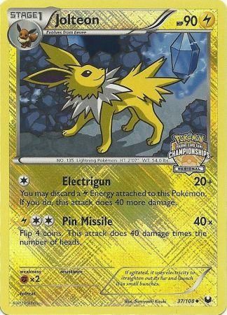 Jolteon (37/108) (Regional Championship) [League & Championship Cards] | GnG Games