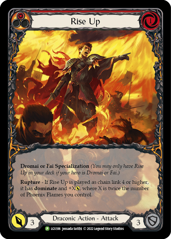 Rise Up [LGS106] (Promo)  Rainbow Foil | GnG Games