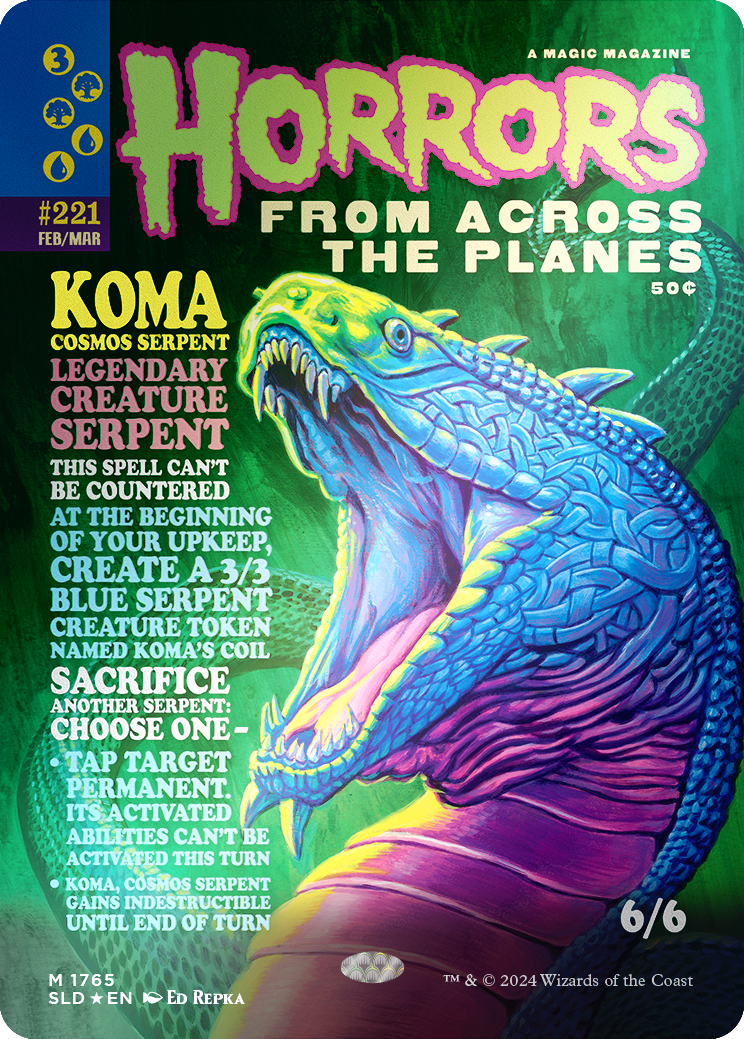 Koma, Cosmos Serpent (Rainbow Foil) [Secret Lair Drop Series] | GnG Games