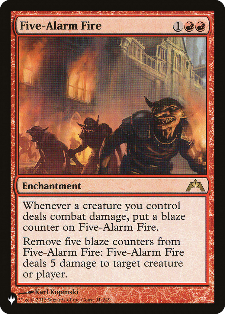 Five-Alarm Fire [The List] | GnG Games