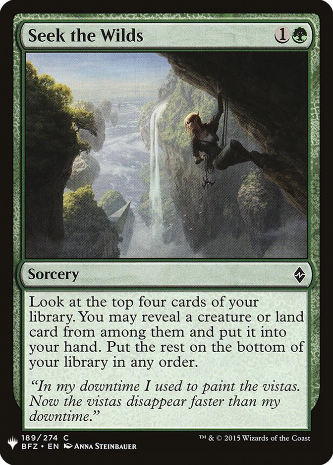 Seek the Wilds [Mystery Booster] | GnG Games