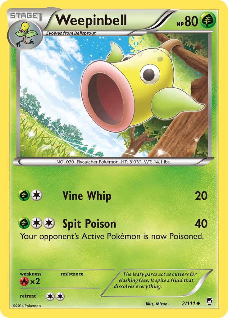 Weepinbell (2/111) [XY: Furious Fists] | GnG Games