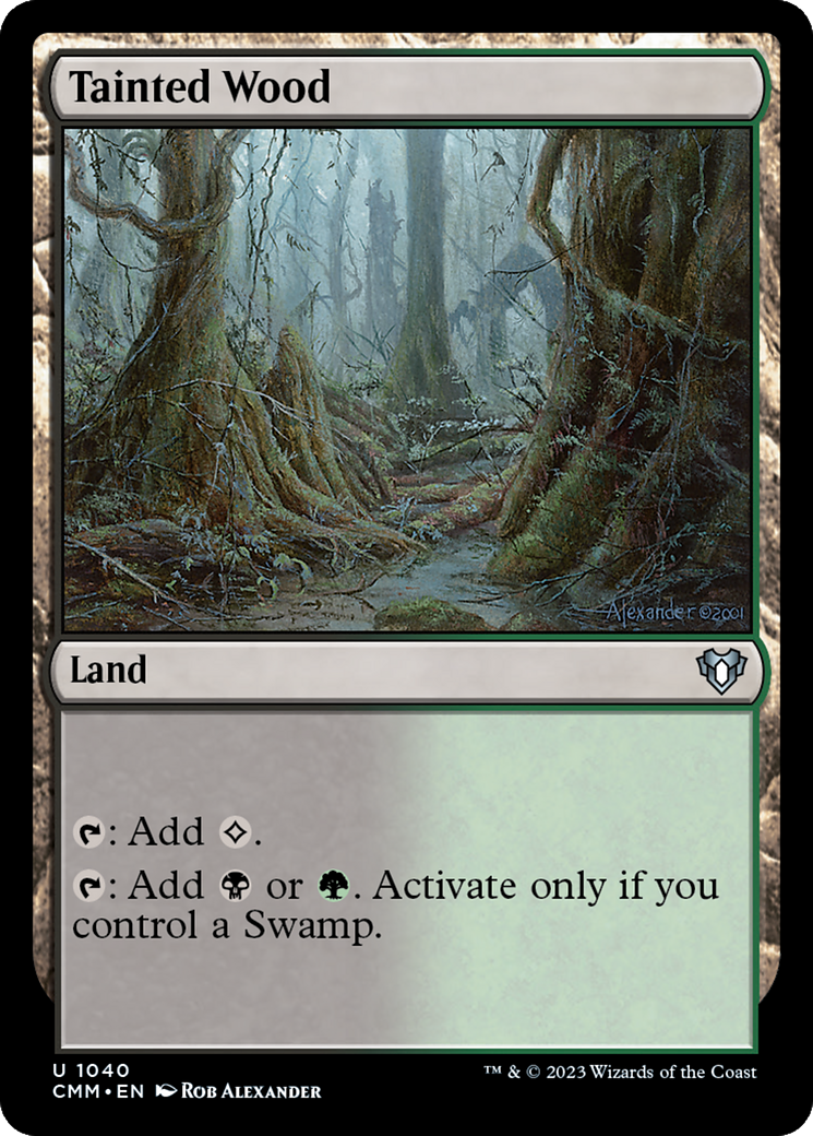 Tainted Wood [Commander Masters] | GnG Games