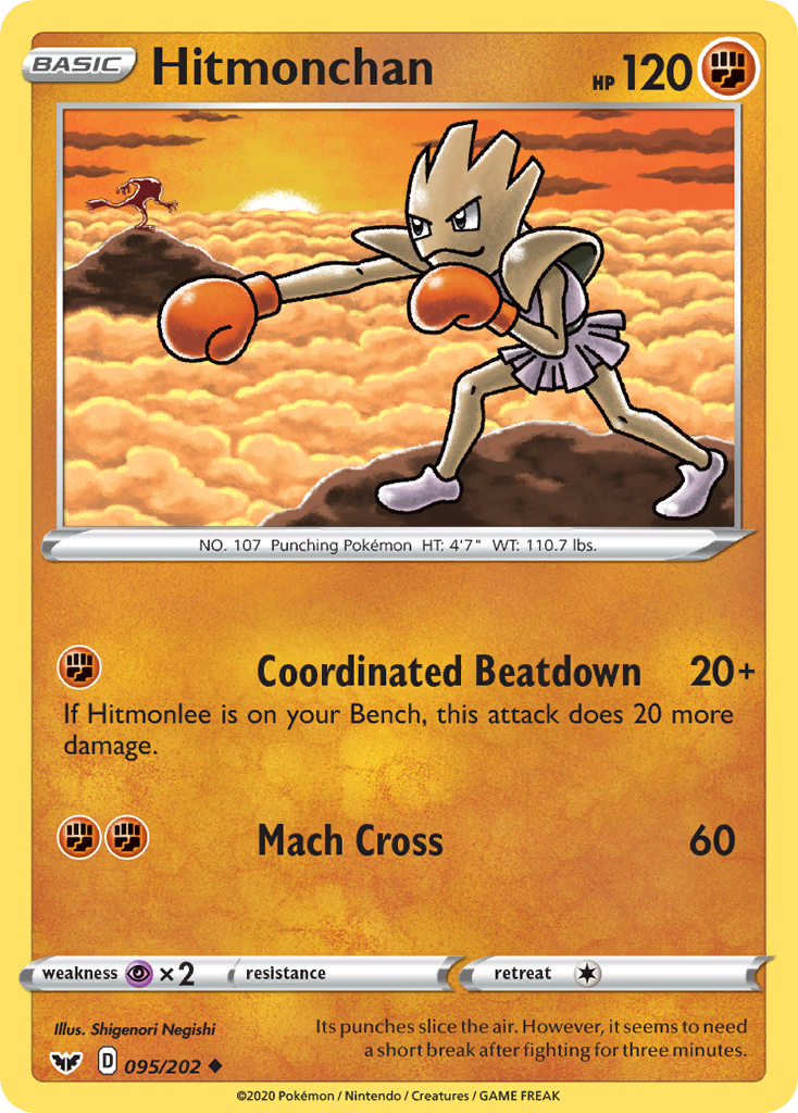 Hitmonchan (095/202) [Sword & Shield: Base Set] | GnG Games