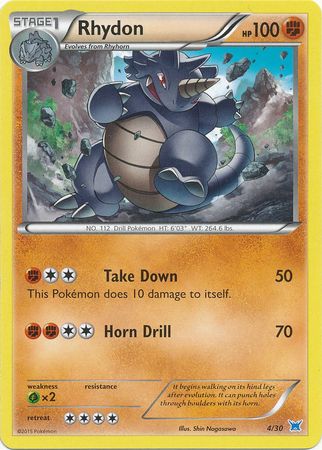 Rhydon (4/30) [XY: Trainer Kit 2 - Latios] | GnG Games