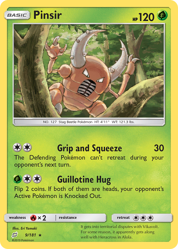 Pinsir (9/181) [Sun & Moon: Team Up] | GnG Games