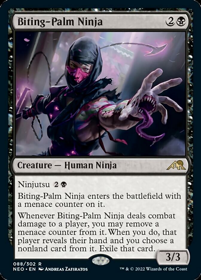 Biting-Palm Ninja [Kamigawa: Neon Dynasty] | GnG Games