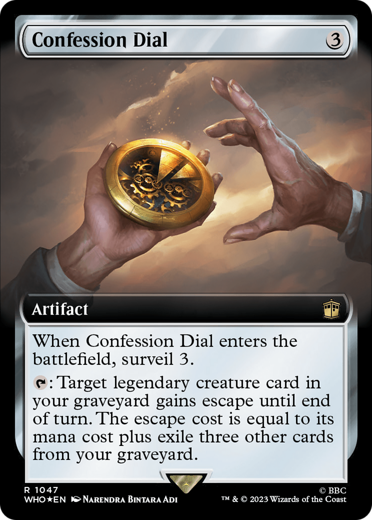 Confession Dial (Extended Art) (Surge Foil) [Doctor Who] | GnG Games