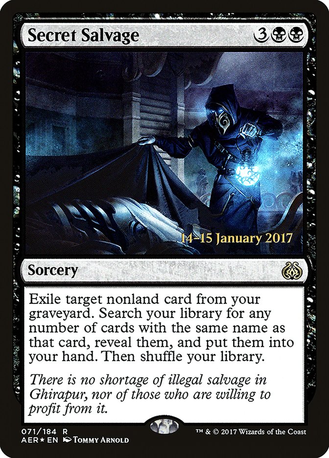Secret Salvage [Aether Revolt Prerelease Promos] | GnG Games