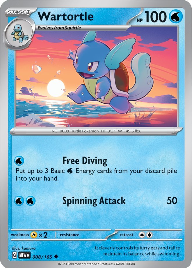 Wartortle (008/165) [Scarlet & Violet 151] | GnG Games