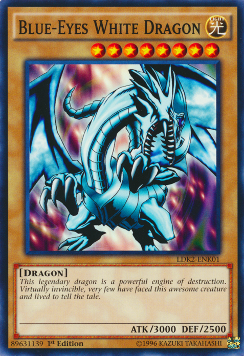 Blue-Eyes White Dragon (Version 1) [LDK2-ENK01] Common | GnG Games