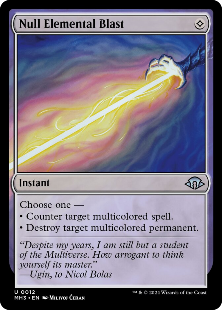 Null Elemental Blast [Modern Horizons 3] | GnG Games